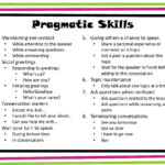 Speeching Around Pragmatic Skills