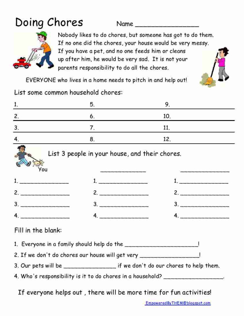 Worksheet Life Skills Worksheets Free Grass Fedjp Worksheet Study Site