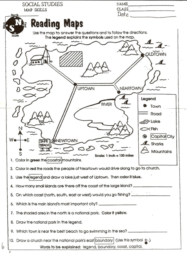 3Rd Grade Geography Worksheets