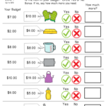 Budget Worksheets Do You Have Enough Money Life Skill Math For Spec