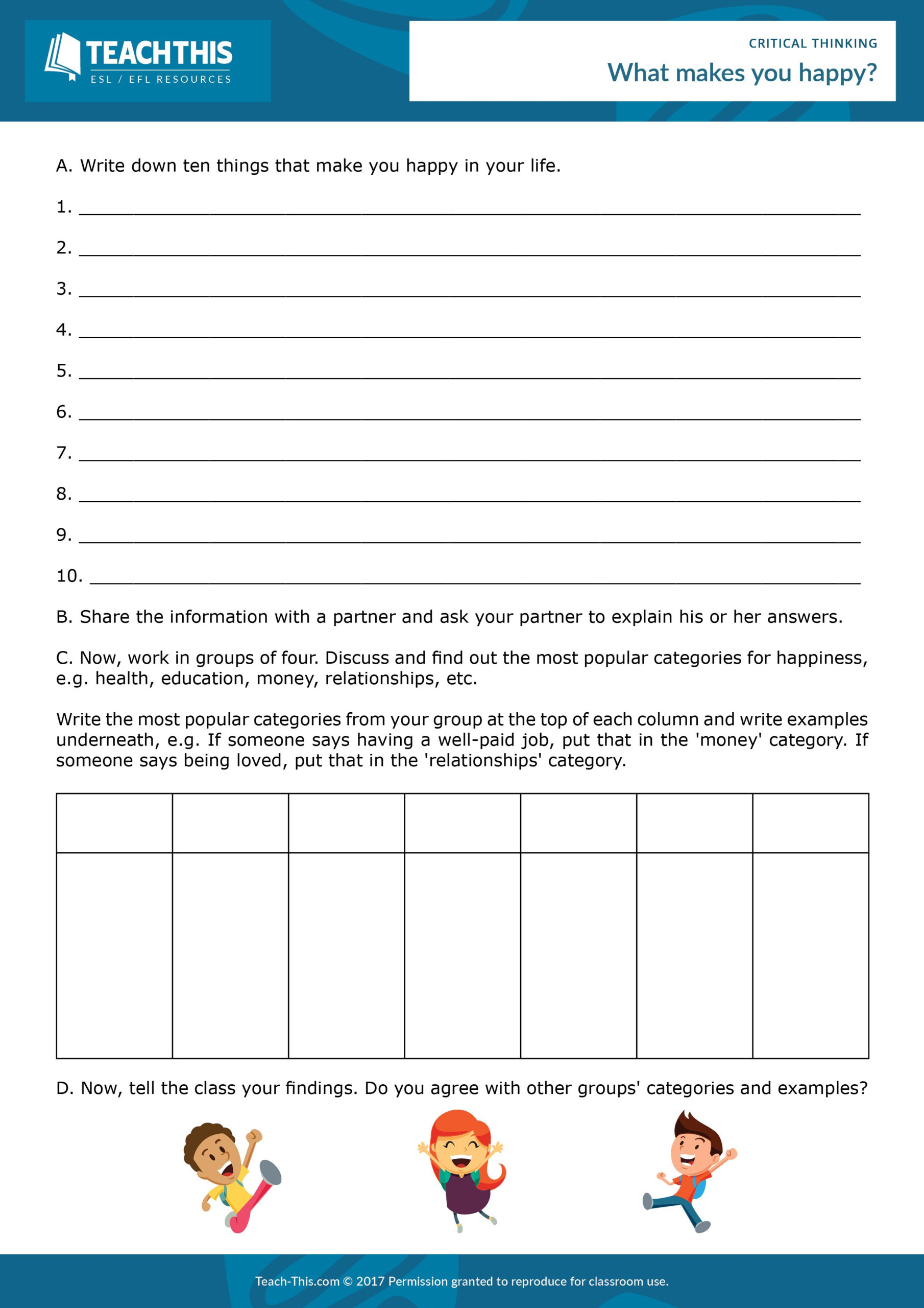 Critical Thinking Worksheets For 3rd Grade Pdf Thekidsworksheet