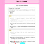 Fast Dbt Skill Worksheet SkillsWorksheets