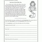 Following Instructions 5th Grade Reading Writing Worksheet
