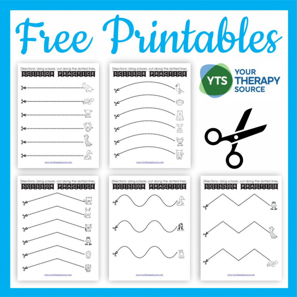 Free Cutting Worksheets For Fine Motor Skills Your Therapy Source