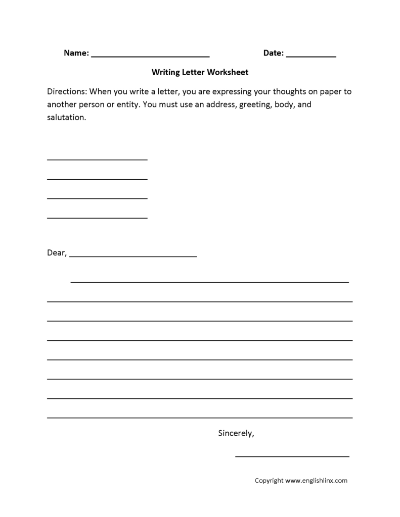 Handwriting Practice Worksheets For 7th Grade AlphabetWorksheetsFree