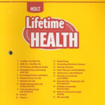 Holt Lifetime Health Life Skills Workbook By Holt Rinehart Winston