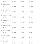 Print Out Algebra Worksheet
