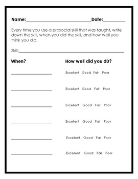 Prosocial Skills For The Adolescent By Step By Step Solutions TPT