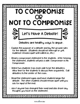 Social Skills Julia Cook Compromise Classroom Activities The Great